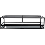 Repti-Zoo Glass Terrarium 120x45x32cm - glass terrarium with metal mesh