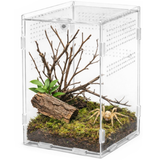 Terrario MicroAir Hab - acrylic terrarium 12x12x20cm