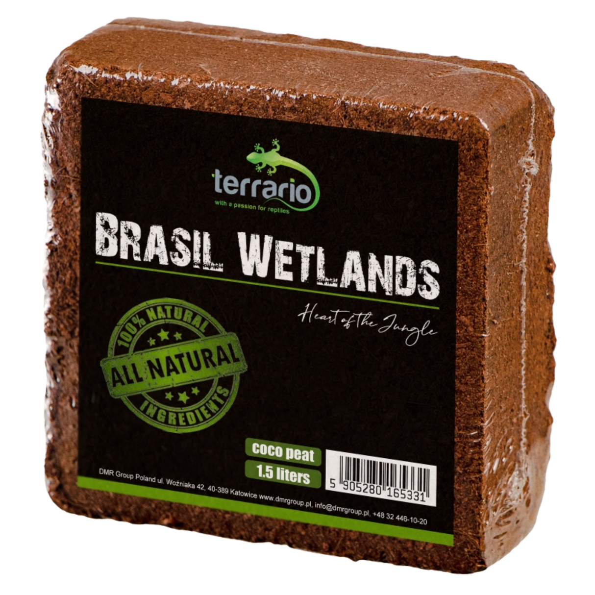 Terrario Brazil Wetlands 1.5l - substrate made from coconut fibers