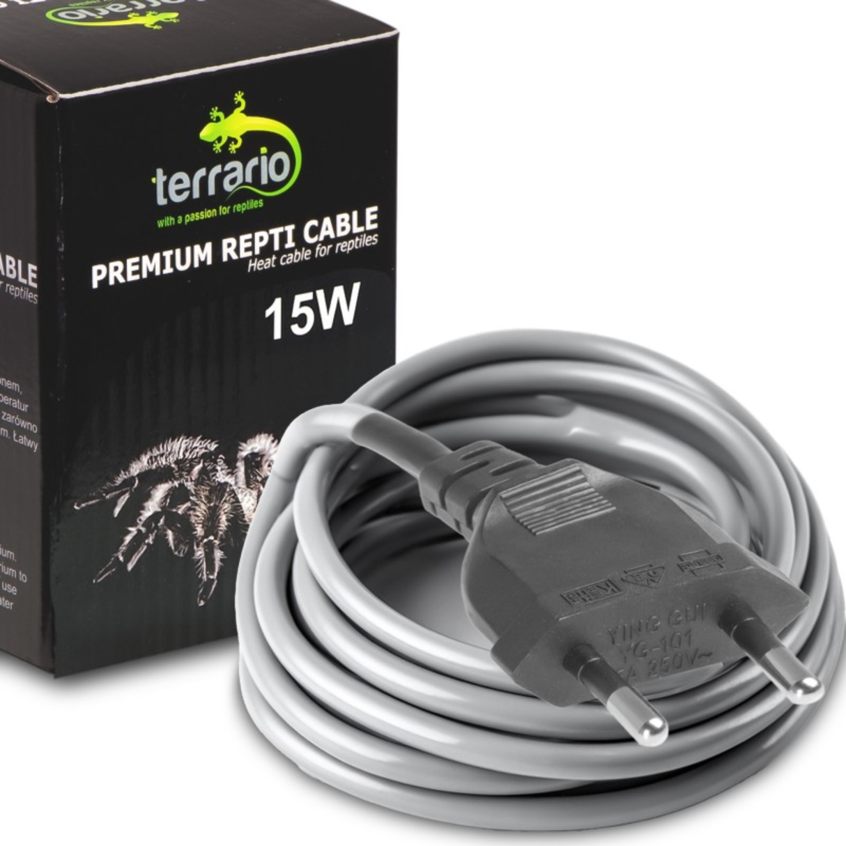 Terrario Premium Repti Cable 15W - waterproof heating cable for terrarium 5.5m