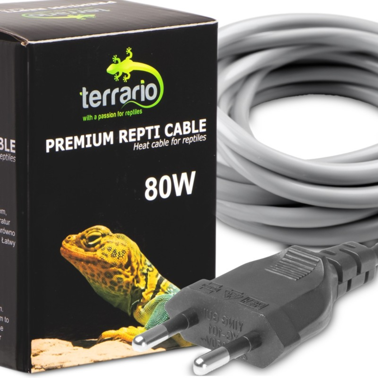 Terrario Premium Repti Cable 80W - waterproof heating cable for terrarium 10.5m